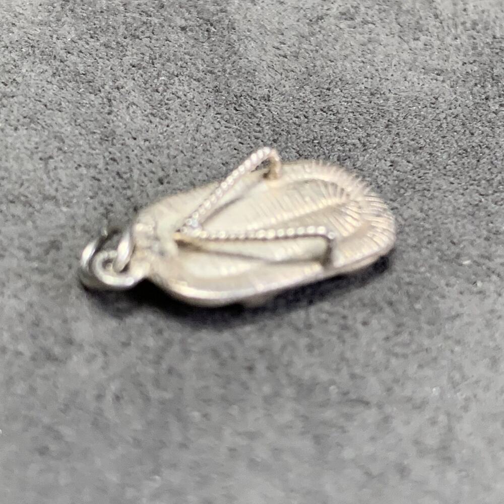Vintage Asian Platform Straw Sandal Dangle Charm 3D Artisan Made. 1G